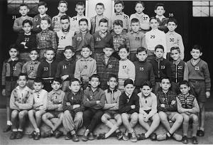 ECOLE JULES RENARD GARCONS 1955 CM2 M. DARMON ET DULIMBERT